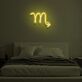 Skorpion Sternzeichen Symbol LED-Neonschild Schlafzimmer Wohnzimmer