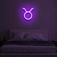 Stier Sternzeichen Symbol LED-Neonschild Schlafzimmer