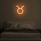 Stier Sternzeichen Symbol LED-Neonschild Schlafzimmer