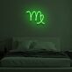 Jungfrau Sternzeichen Symbol LED-Neonschild Schlafzimmer Wohnzimmer