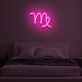 Jungfrau Sternzeichen Symbol LED-Neonschild Schlafzimmer Wohnzimmer