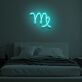 Jungfrau Sternzeichen Symbol LED-Neonschild Schlafzimmer Wohnzimmer