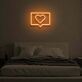 Herz Symbol in Sprechblase LED-Neonschild Schlafzimmer Wohnzimmer