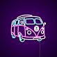 Retro Campingbus LED-Neonschild für Wohnzimmer oder Bar