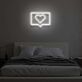Herz Symbol in Sprechblase LED-Neonschild Schlafzimmer Wohnzimmer