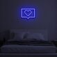 Herz Symbol in Sprechblase LED-Neonschild Schlafzimmer Wohnzimmer
