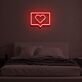 Herz Symbol in Sprechblase LED-Neonschild Schlafzimmer Wohnzimmer