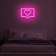Herz Symbol in Sprechblase LED-Neonschild Schlafzimmer Wohnzimmer