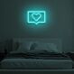 Herz Symbol in Sprechblase LED-Neonschild Schlafzimmer Wohnzimmer