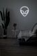 Alienkopf LED-Neonschild für Wohnzimmer oder Schlafzimmer