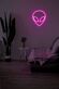 Alienkopf LED-Neonschild für Wohnzimmer oder Schlafzimmer