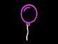 Ballon LED-Neonschild für Kinderzimmer und Partydekoration