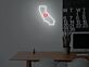 Kalifornien Karte mit Herzsymbol LED-Neonschild Wohnzimmer Büro