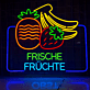 Personalisiertes LED Neonschild für Obstladen