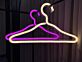 Kleiderbügel LED-Neonschild für Boutique und Ankleidezimmer