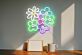 Blumenmotiv LED-Neonschild Wohnzimmer Schlafzimmer