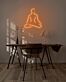 Meditation als LED-Neonschild