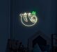 Faultier auf Ast LED-Neonschild Kinderzimmer Wohnzimmer