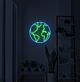 Erde LED-Neonschild Wohnzimmer Büro