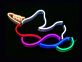 Einhornkopf LED-Neonschild für Kinderzimmer und Party