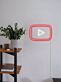 Play Symbol LED-Neonschild für Gaming Studio