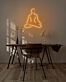Meditation als LED-Neonschild