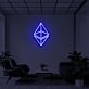 Ethereum Logo LED-Neonschild Büro Wohnzimmer