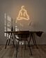 Meditierende Silhouette LED-Neonschild für Wohnzimmer Yoga Studio