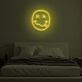 Smiley mit herausgestreckter Zunge und gekreuzten Augen LED-Neonschild Schlafzimmer Wohnzimmer