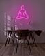 Meditierende Silhouette LED-Neonschild für Wohnzimmer Yoga Studio