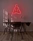 Meditation als LED-Neonschild
