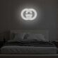 Doppeltes G Logo LED-Neonschild Schlafzimmer Wohnzimmer