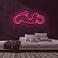 Futuristisches Motorrad LED-Neonschild für Gaming Bar