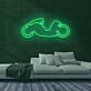Futuristisches Motorrad LED-Neonschild für Gaming Bar