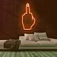 Mittelfinger Geste LED-Neonschild für Bar Club