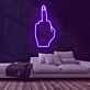 Mittelfinger Geste LED-Neonschild für Bar Club