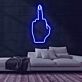 Mittelfinger Geste LED-Neonschild für Bar Club