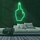 Mittelfinger Geste LED-Neonschild für Bar Club