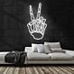 Skelett Victory Hand LED-Neonschild für Bar Club