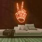 Skelett Victory Hand LED-Neonschild für Bar Club