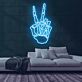 Skelett Victory Hand LED-Neonschild für Bar Club