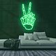Skelett Victory Hand LED-Neonschild für Bar Club