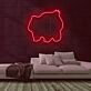 Videospielmonster Silhouette LED-Neonschild Gamingzimmer