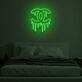 Tropfendes Doppel-C Logo LED-Neonschild Schlafzimmer Wohnzimmer