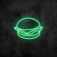 Hamburger LED-Neonschild für Restaurant und Imbiss