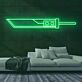 Fantasieschwert LED-Neonschild für Gamingzimmer und Bar