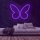 Schmetterling LED-Neonschild Wohnzimmer Kinderzimmer