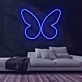 Schmetterling LED-Neonschild Wohnzimmer Kinderzimmer