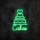 Cakes LED-Neonschild für Konditorei und Café