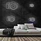 Fotokamera LED-Neonschild für Studio und Wohnzimmer